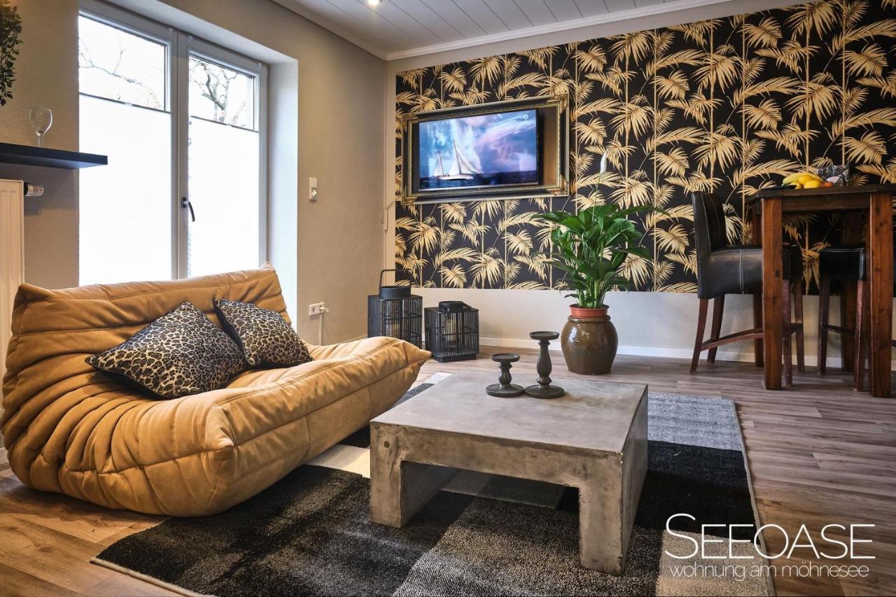 Seeoase - Wohnung Am Менезе Екстер'єр фото