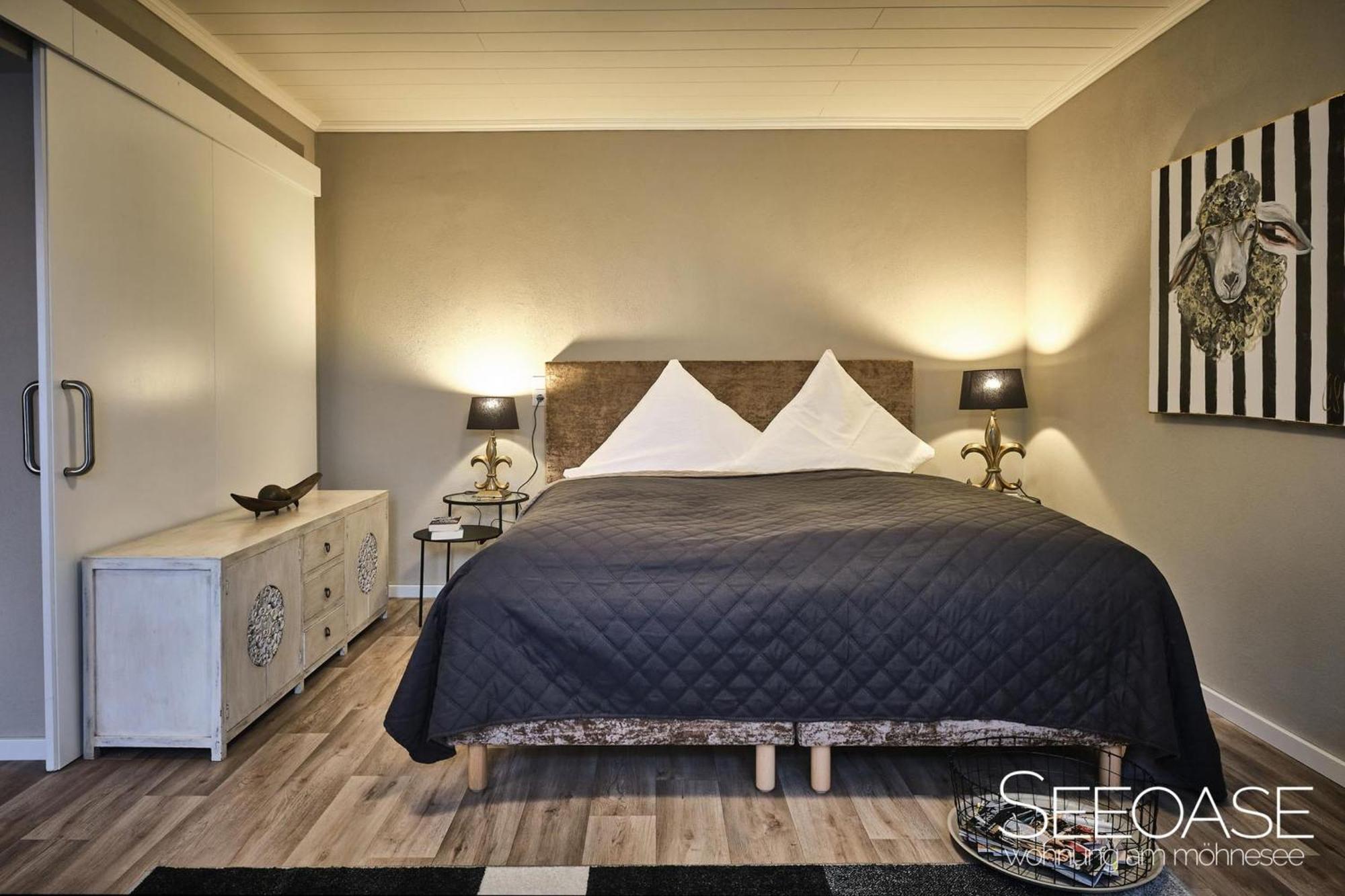Seeoase - Wohnung Am Менезе Екстер'єр фото