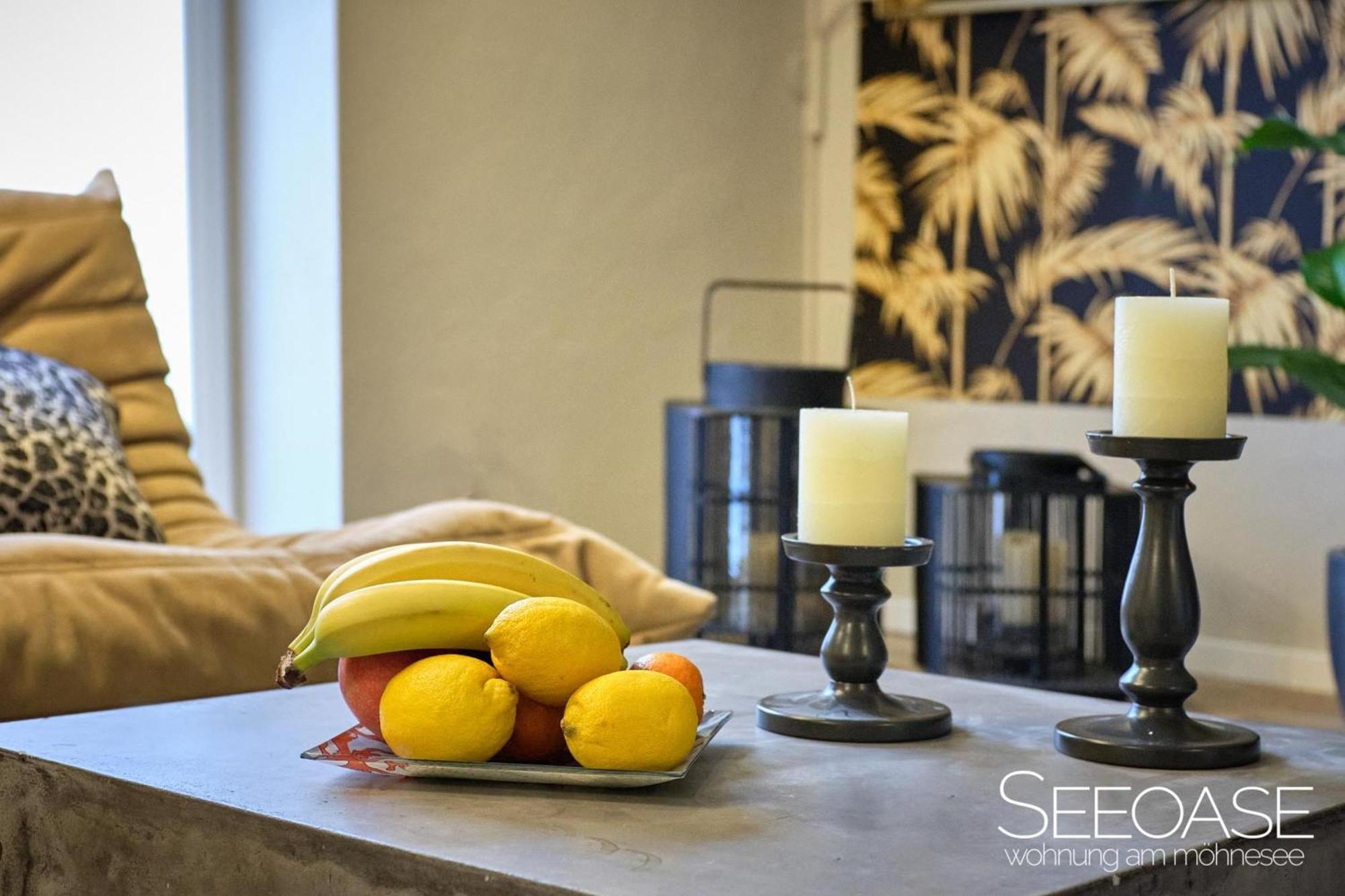Seeoase - Wohnung Am Менезе Екстер'єр фото